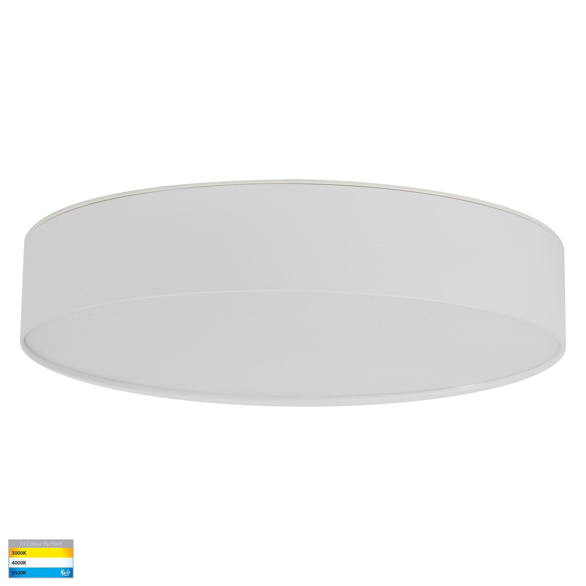 HV5893T-WHT - Nella White 30w Ceiling Mounted LED Oyster