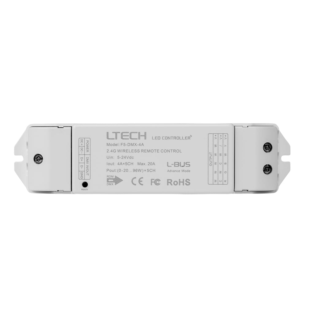 HV9103-F5-DMX-4A - 5 Channel LED Strip Receiver