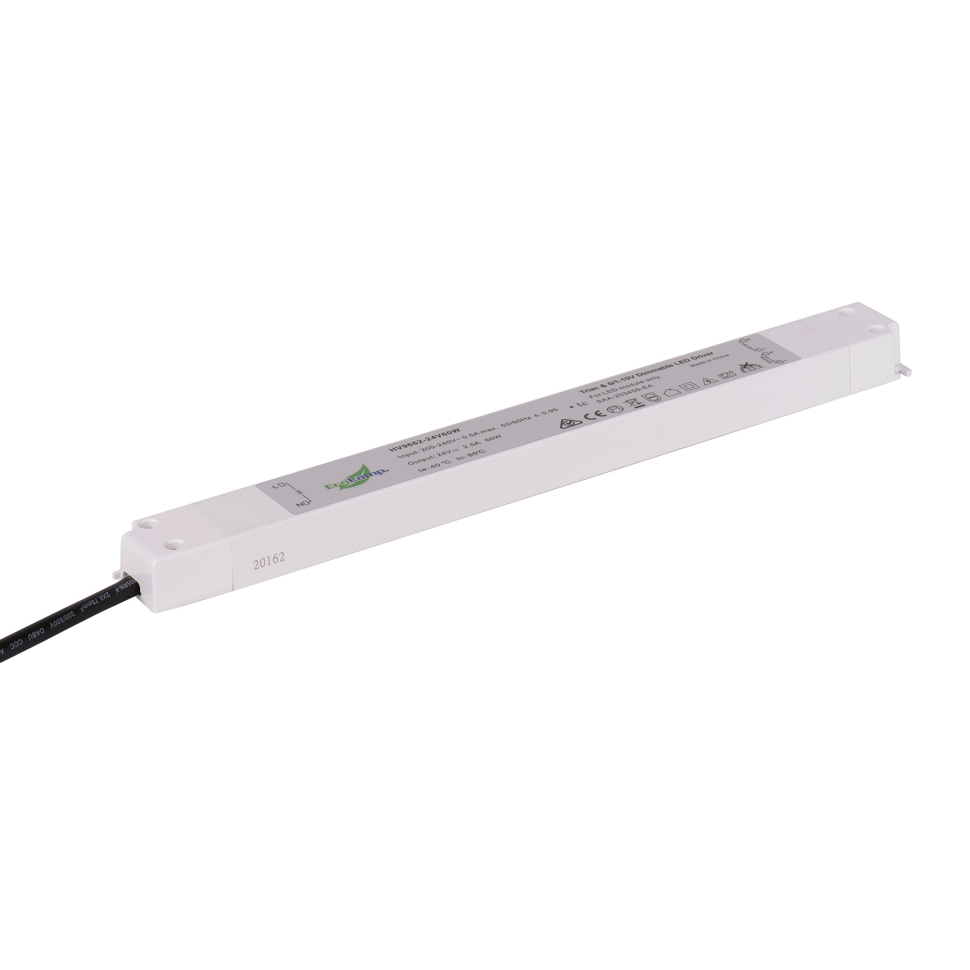 HV9662-60W IP20 Triac + 0-1/10v 2 in 1 Dimmable LED Driver
