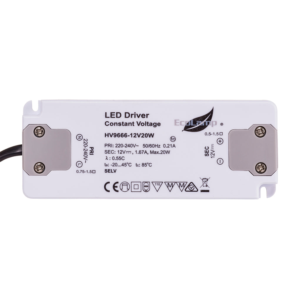 HV9666-20W - 20w Indoor IP20 Constant Voltage LED Driver