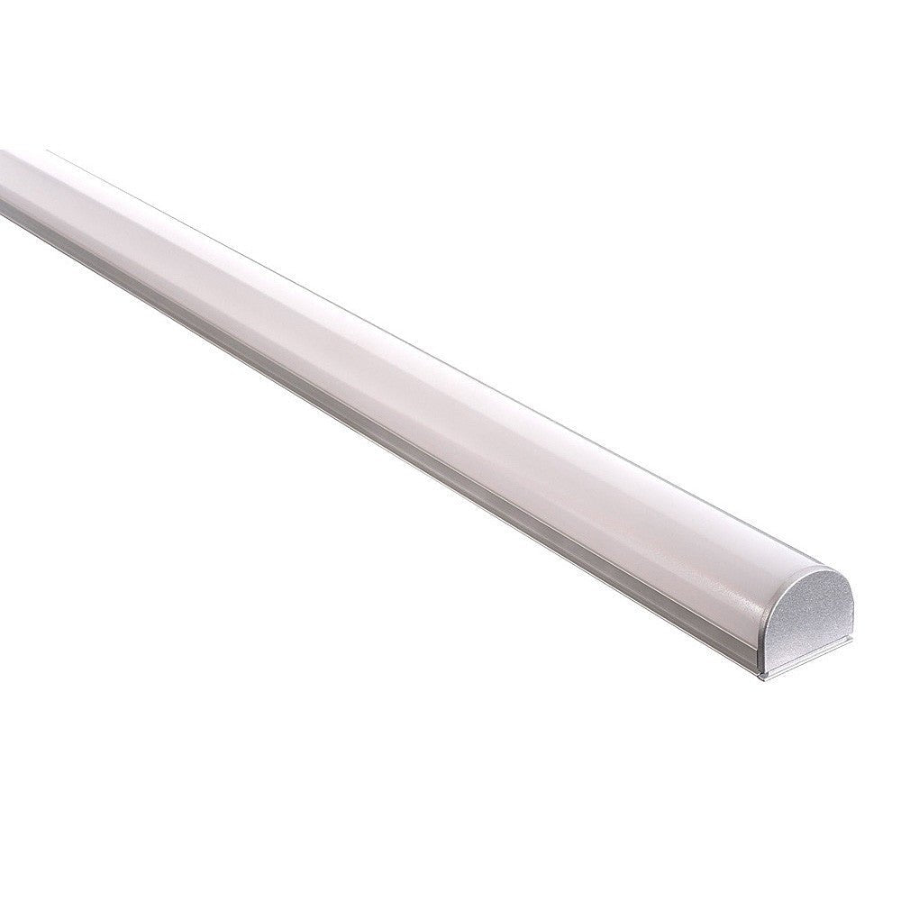 HV9690-2618 - Shallow Square Aluminium Profile with Rounded Diffuser