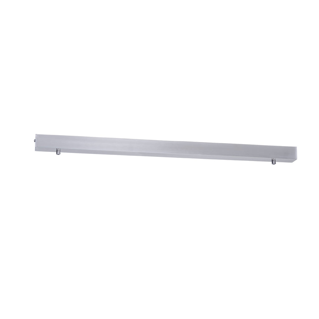 HV9705-5080-SCH - 800mm Rectangle Surface Mounted Satin Chrome Pendant Canopy