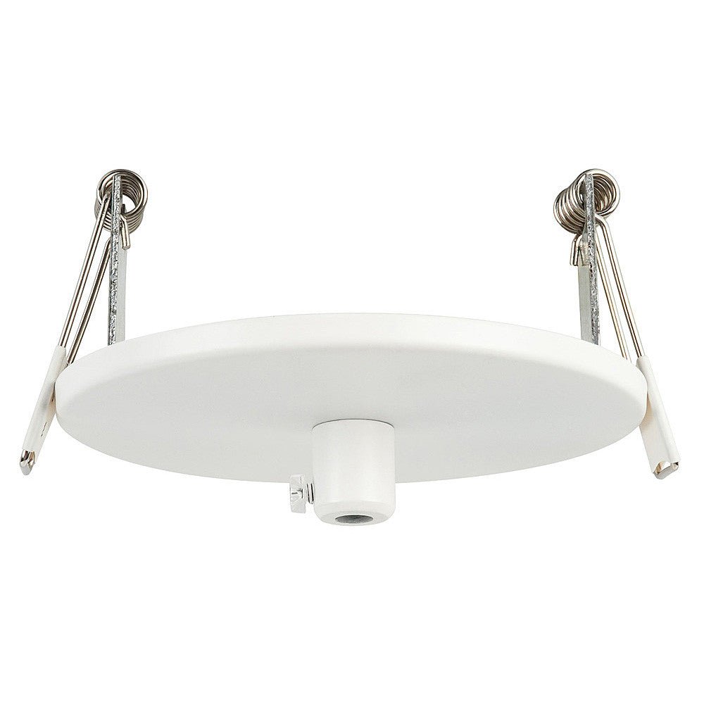 HV9705-9005-WHT-RND - 100mm Round Recessed Canopy White