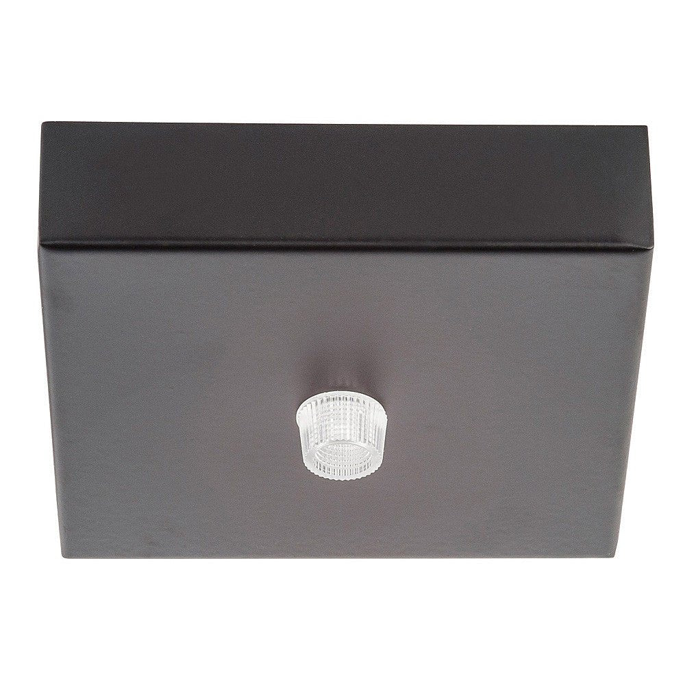 HV9705-9025-BLK-SQ - 100mm Square Canopy Black