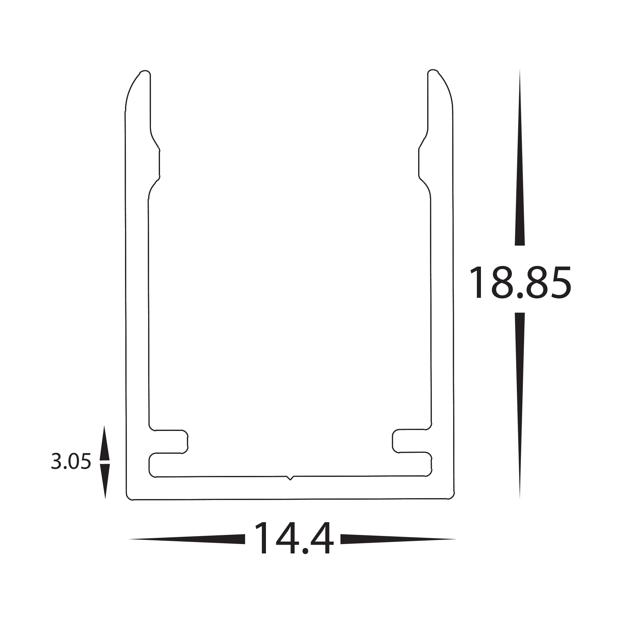 HV9795-IP67-200-5K - 14.4w IP67 24v DC Side Bend HaviFlex Flexible Neon LED Strip 5500k