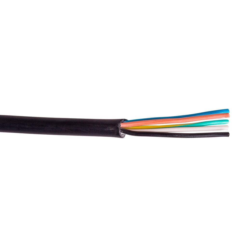 HV9989  - 5 Core Black Garden Cable